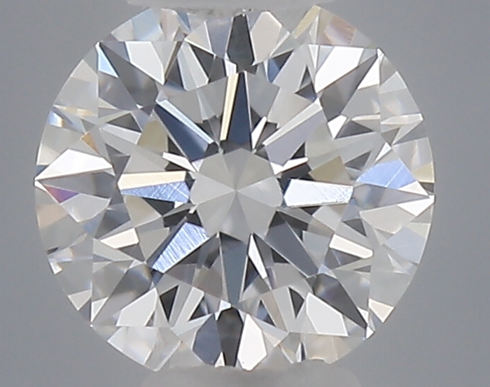 Actual 0.25 carat D Round lab-grown diamond