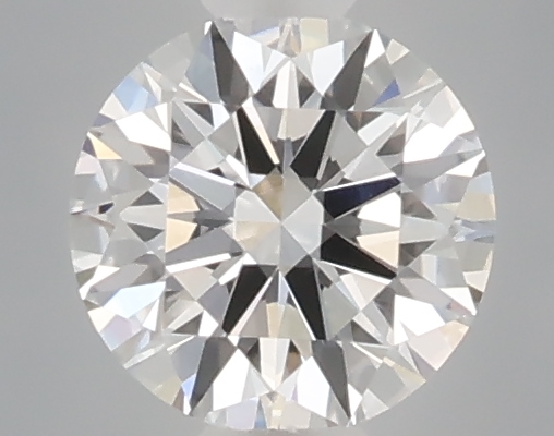 Actual 0.32 carat E Round lab-grown diamond