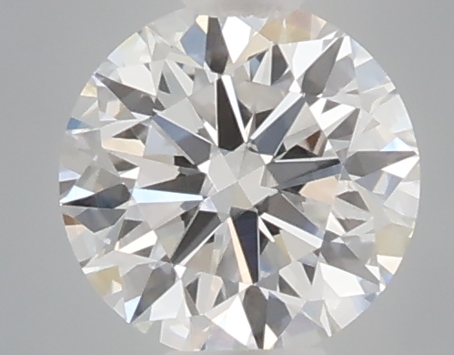 Actual 0.33 carat D Round lab-grown diamond