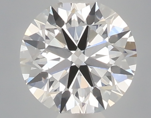 Actual 0.31 carat F VVS2 Round lab-grown diamond