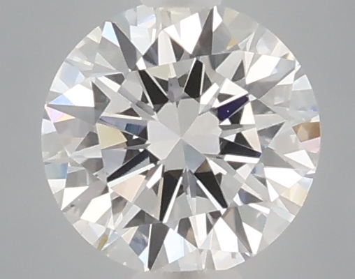 Actual 0.33 carat D Round lab-grown diamond