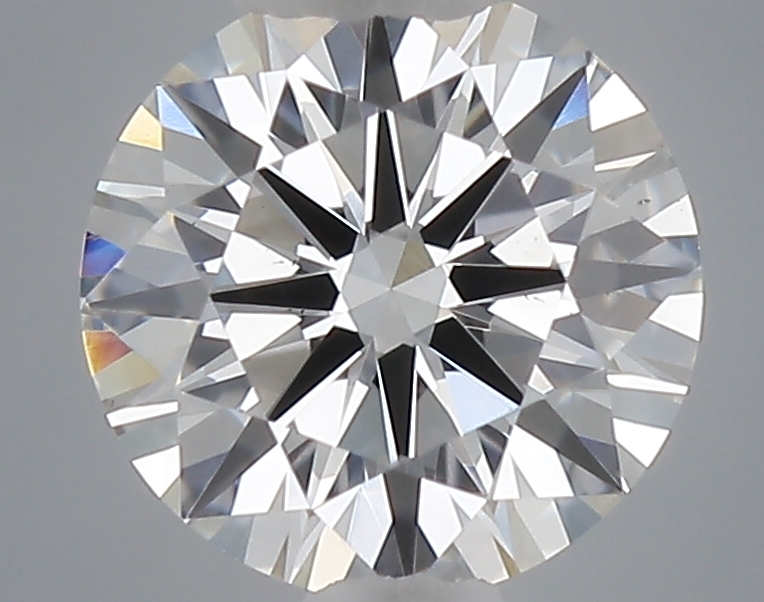 Actual 0.34 carat F Round lab-grown diamond