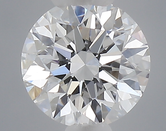 Actual 0.33 carat E Round lab-grown diamond