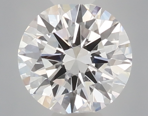 Actual 0.33 carat D Round lab-grown diamond