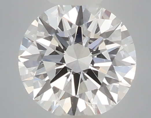 Actual 0.33 carat D Round lab-grown diamond