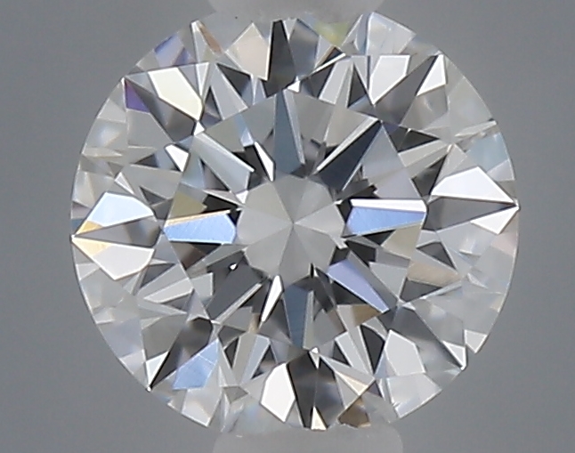 Actual 0.32 carat E Round lab-grown diamond