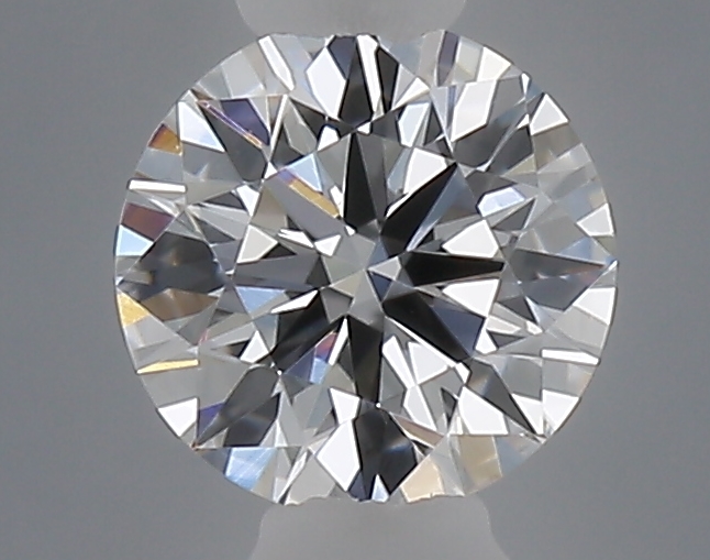 Actual 0.24 carat D Round lab-grown diamond
