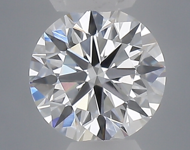 Actual 0.33 carat D Round lab-grown diamond