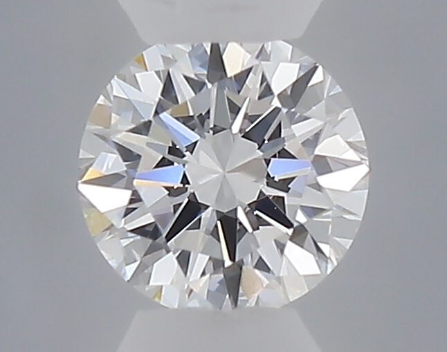 Actual 0.24 carat D Round lab-grown diamond