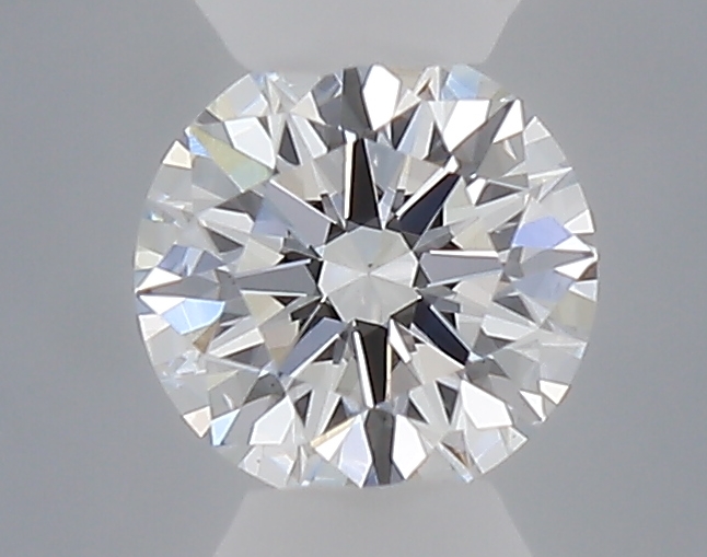 Actual 0.24 carat D Round lab-grown diamond