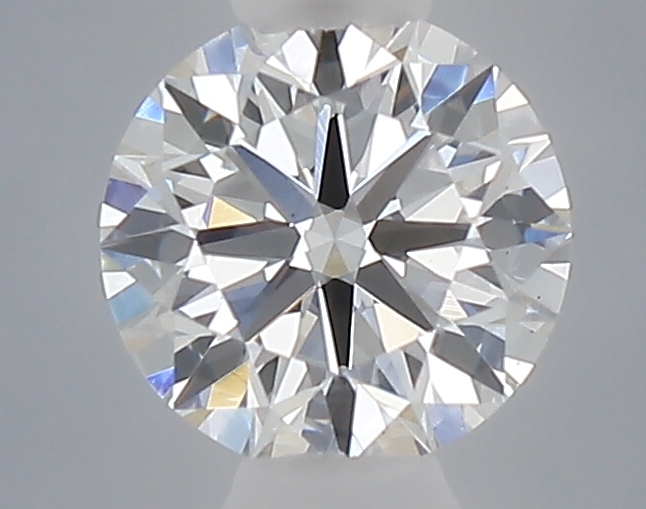 Actual 0.33 carat D Round lab-grown diamond