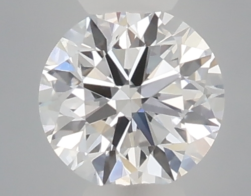 Actual 0.24 carat D Round lab-grown diamond