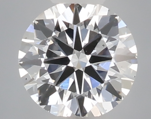 Actual 0.25 carat D Round lab-grown diamond
