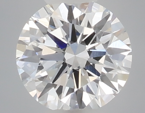 Actual 0.25 carat D Round lab-grown diamond
