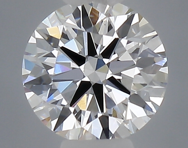 Actual 0.25 carat D Round lab-grown diamond