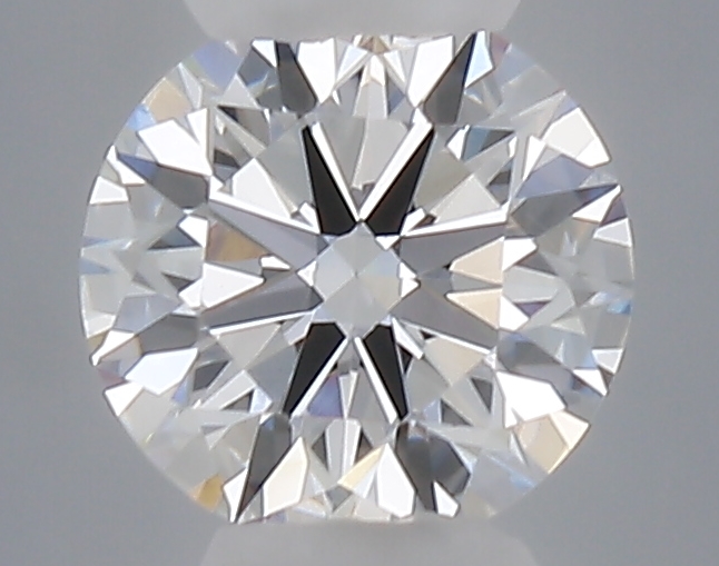 Actual 0.24 carat D Round lab-grown diamond