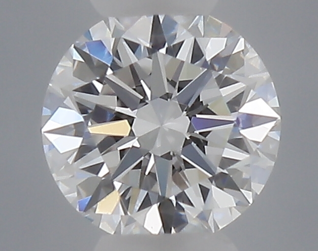 Actual 0.24 carat D Round lab-grown diamond