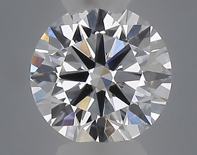 Actual 0.24 carat D Round lab-grown diamond
