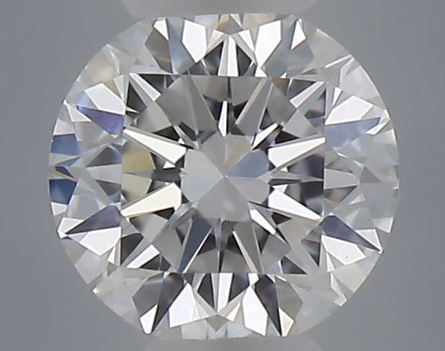 Actual 0.24 carat D Round lab-grown diamond