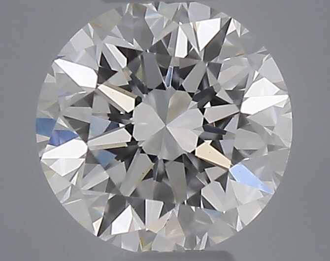 Actual 0.24 carat D Round lab-grown diamond
