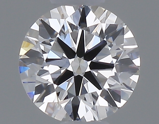Actual 0.33 carat D Round lab-grown diamond
