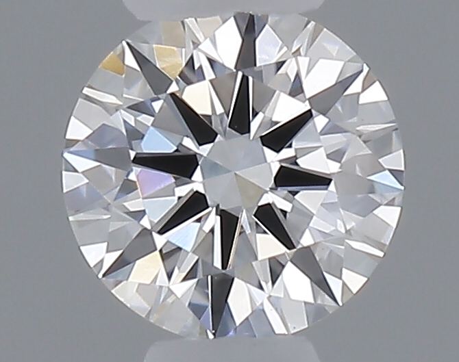 Actual 0.24 carat D Round lab-grown diamond