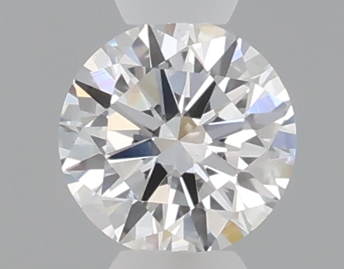 Actual 0.24 carat D Round lab-grown diamond