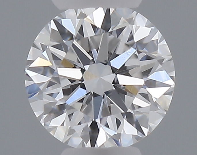 Actual 0.24 carat D Round lab-grown diamond