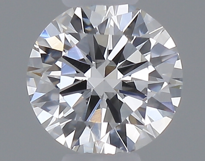 Actual 0.24 carat D Round lab-grown diamond